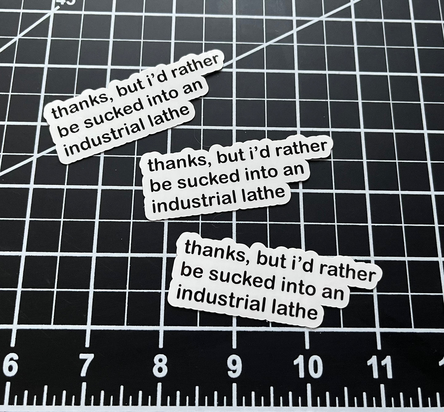 Sticker - Industrial Lathe